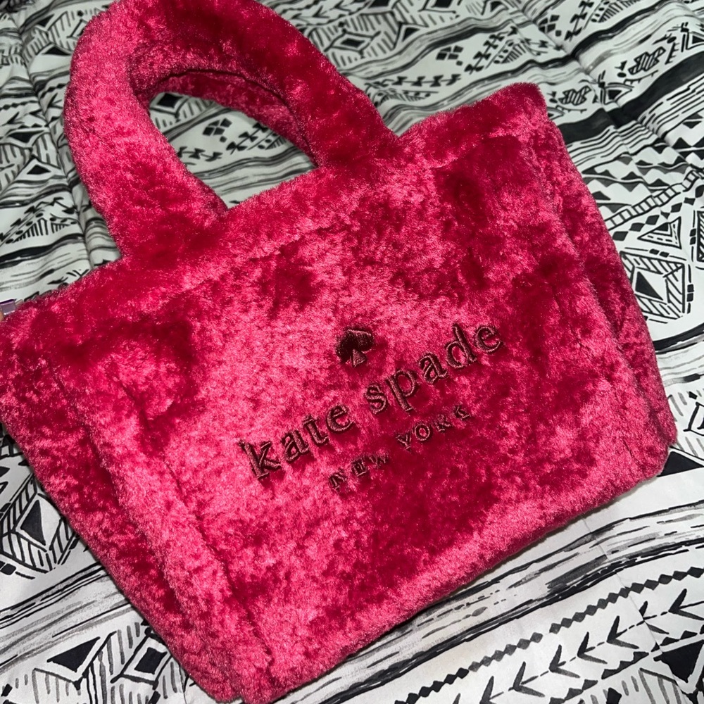 New Kate Spade fluffy purse
